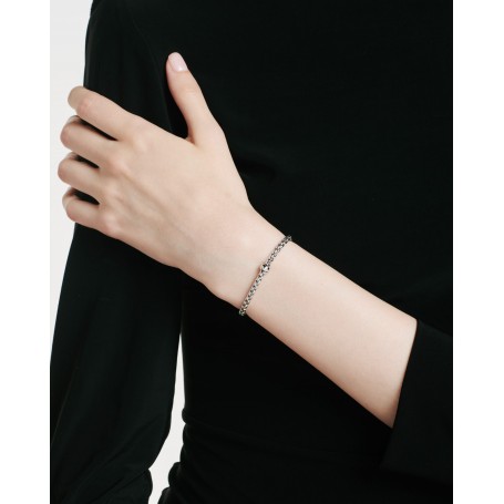 FOPE - COLLEZIONE EKA - BRACCIALE FLEX'IT CON BRILLANTE BIANCO