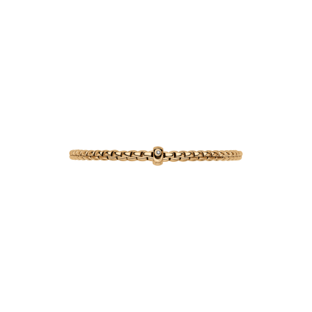 FOPE - COLLEZIONE EKA - BRACCIALE FLEX'IT CON BRILLANTE BIANCO