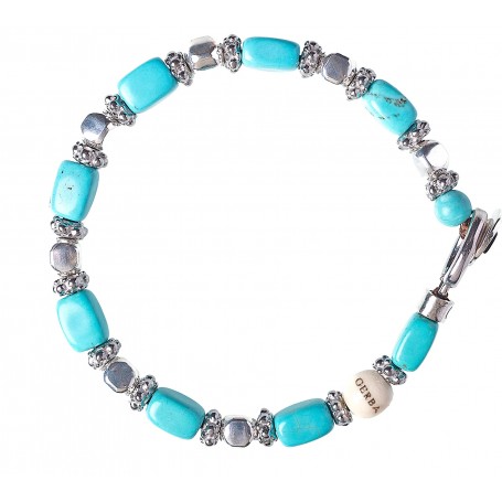 GERBA - COLLEZIONE STRANGE STONE - BRACCIALE IN ARGENTO 925 E PIETRE DURE