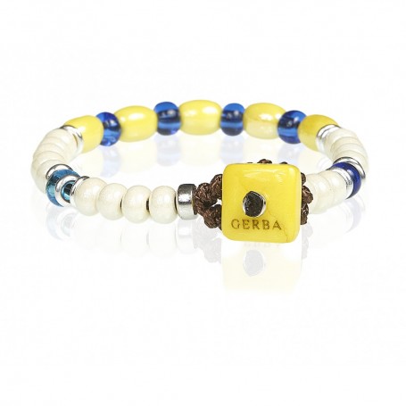 GERBA - COLLEZIONE BABY SILVER - BRACCIALE IN ARGENTO 925, RONDELLE IN CERAMICA