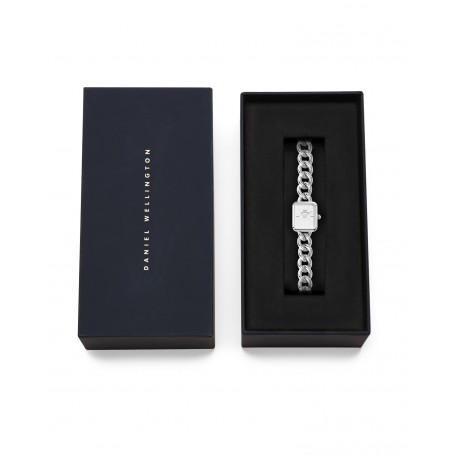 DANIEL WELLINGTON - OROLOGIO JOLIE CHAIN SILVER