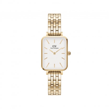 DANIEL WELLINGTON - OROLOGIO QUADRO 5-LINK EVERGOLD
