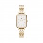 DANIEL WELLINGTON - OROLOGIO QUADRO 5-LINK EVERGOLD