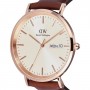 DANIEL WELLINGTON - OROLOGIO CLASSIC DAY DISPLAY ST MAWES ROSE GOLD CHAMPAGNE - 40MM