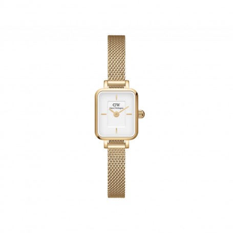 DANIEL WELLINGTON - OROLOGIO QUADRO MINI EVERGOLD - 15.4X18.2MM