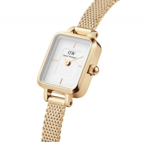 DANIEL WELLINGTON - OROLOGIO QUADRO MINI EVERGOLD - 15.4X18.2MM