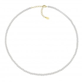 AMEN - COLLANA CON PERLE DI CRISTALLO 3MM