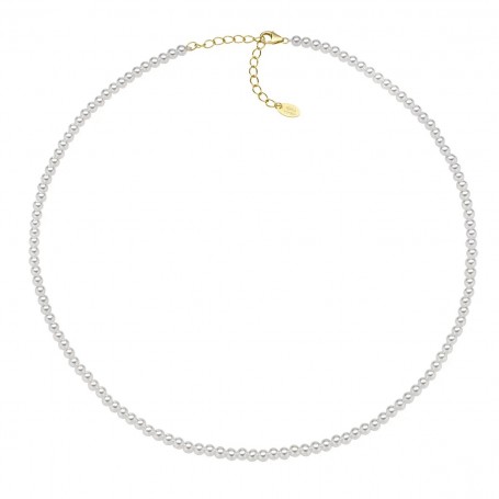 AMEN - COLLANA CON PERLE DI CRISTALLO 3MM