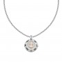 AMEN - COLLANA ANCORA ROSE' IN ACCIAIO