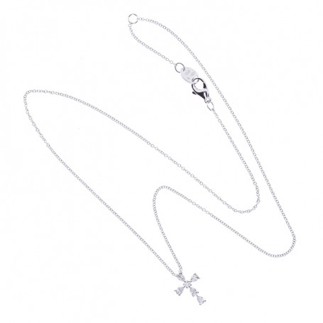 SALVINI - CROCI - Collierino diamanti croce