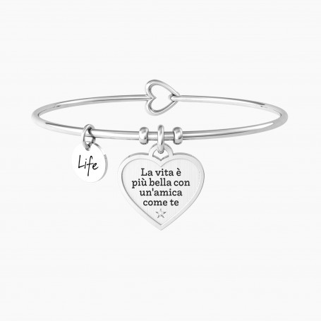 KIDULT - COLLEZIONE AMICA - BRACCIALE CON CIONDOLO CUORE