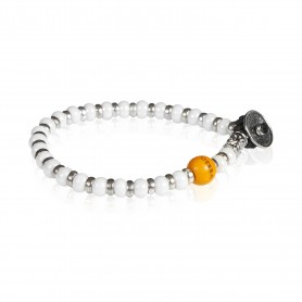 GERBA - COLLEZIONE BABY SILVER - BRACCIALE IN ARGENTO 925, RONDELLE IN CERAMICA