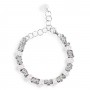 GERBA BABY BOND BRACCIALE - BIANCO, ARGENTO