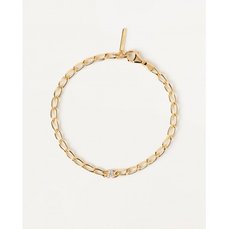 PDPAOLA - BRACCIALE A CATENA CON LETTERA A