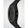 D1 MILANO - OROLOGIO IN POLICARBONATO MONOCROMATO NERO - 40,5MM