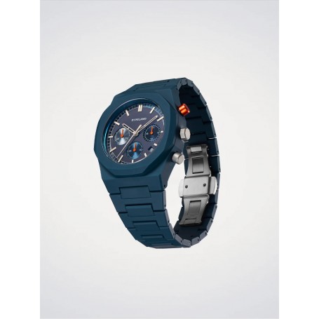 D1 MILANO - OROLOGIO IN POLICARBONATO NEPTUNE BLUE - 40,5MM