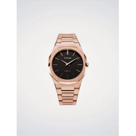 D1 MILANO - OROLOGIO IN ACCIAIO ULTRA THIN RE ROSEGOLD - 40MM