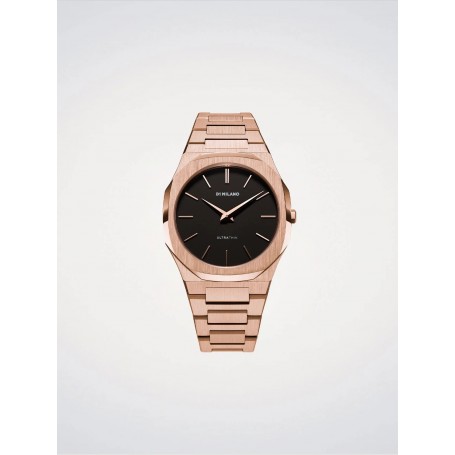 D1 MILANO - OROLOGIO IN ACCIAIO ULTRA THIN RE ROSEGOLD - 40MM