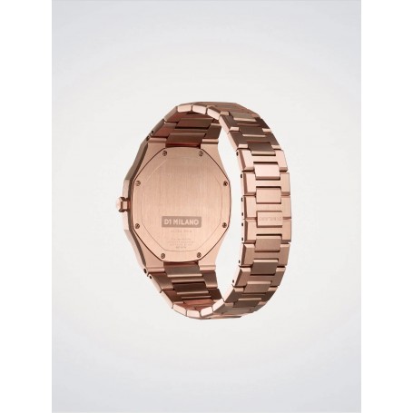 D1 MILANO - OROLOGIO IN ACCIAIO ULTRA THIN RE ROSEGOLD - 40MM