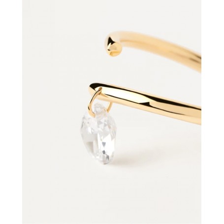 PDPAOLA - ANELLO SOLITARIO AQUA