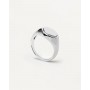 PDPAOLA - ANELLO A SIGILLO IN ARGENTO