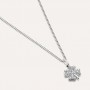 STROILI - PENDENTE POEME ORO BIANCO CUBIC ZIRCONIA