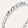 STROILI - ANELLO RIVIERE CLAIRE ORO BIANCO CUBIC ZIRCONIA