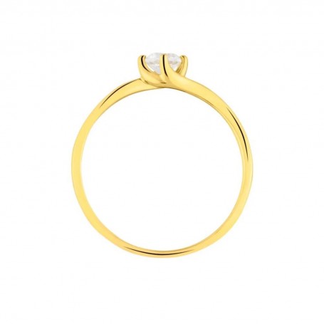 STROILI - ANELLO SOLITARIO CLAIRE ORO GIALLO CUBIC ZIRCONIA