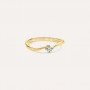 STROILI - ANELLO SOLITARIO CLAIRE ORO GIALLO CUBIC ZIRCONIA