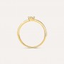 STROILI - ANELLO SOLITARIO CLAIRE ORO GIALLO CUBIC ZIRCONIA
