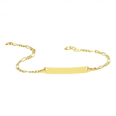 STROILI - BRACCIALE CON TARGHETTA HOLY ORO GIALLO