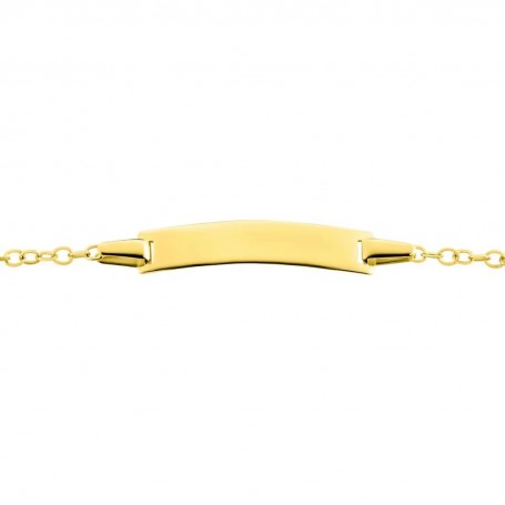 STROILI - BRACCIALE CON TARGHETTA HOLY ORO GIALLO
