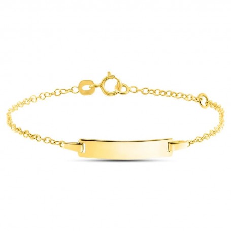 STROILI - BRACCIALE CON TARGHETTA HOLY ORO GIALLO