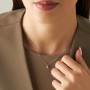 STROILI - COLLANA PUNTO LUCE CLAIRE ORO BIANCO CUBIC ZIRCONIA