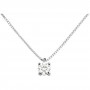 STROILI - COLLANA PUNTO LUCE CLAIRE ORO BIANCO CUBIC ZIRCONIA