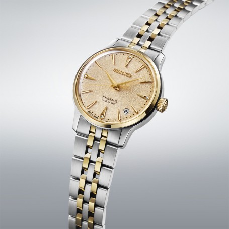 SEIKO - COLLEZIONE PRESAGE COCKTAIL - AUTOMATICO 3 SFERE DATA - 34MM