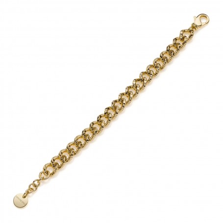 UNOAERRE - BRACCIALE GROUMETTE DIAMANTATO