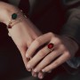 UNOAERRE - ANELLO CON PIETRA ROSSA JAIPUR