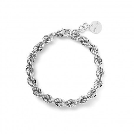 UNOAERRE - BRACCIALE KORDA ARGENTATO