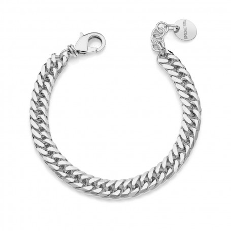 UNOAERRE - BRACCIALE GRUMETTA DOPPIA ARGENTATA