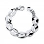 UNOAERRE - BRACCIALE MAGLIA MARINA ARGENTATO