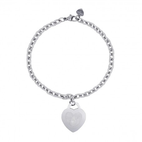 AMEN - BRACCIALE EMOTION CON CUORE PENDENTE