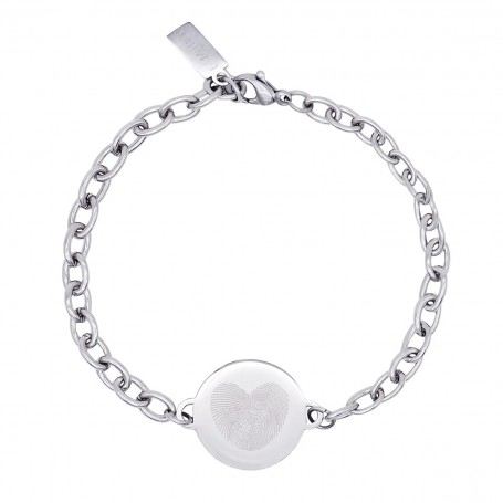 AMEN - BRACCIALE EMOTION CON MEDAGLIA TONDA