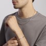 MABINA - COLLEZIONE EVERY DAY - BRACCIALE IN ARGENTO CON CATENA ALLUNGATA