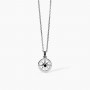 MABINA - COLLEZIONE JOURNEY - COLLANA IN ARGENTO CON ROSA DEI VENTI