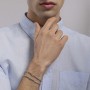 MABINA - COLLEZIONE CRUISE - BRACCIALE CON PLACCA CENTRALE ROSA DEI VENTI