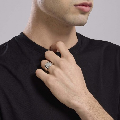 MABINA - COLLEZIONE FOCUS - ANELLO CHEVALIER DA UOMO