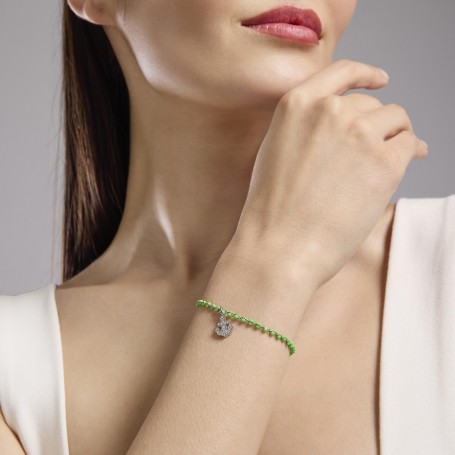 KIDULT - COLLEZIONE POP CORN - BRACCIALE COMPONIBILE VERDE
