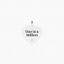 KIDULT - COLLEZIONE ONE IN A MILLION - CIONDOLO CUORE CON SCRITTA ONE IN A MILLION