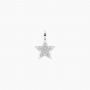 KIDULT - COLLEZIONE STELLINA - CIONDOLO A FORMA DI STELLA CON CRISTALLI BIANCHI